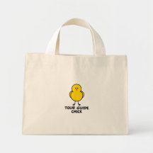Poussin de guide touristique sac en toile