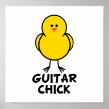 Poussin de guitare posters