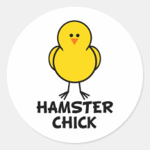 Poussin de hamster autocollants