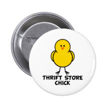 Poussin de magasin d'occasions badges