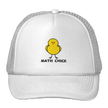 Poussin de maths casquette de camionneur