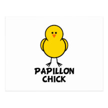 Poussin de Papillon Carte Postale