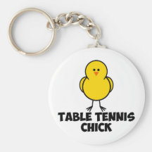 Poussin de ping-pong porte-clé