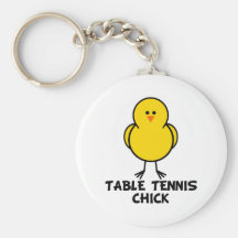 Poussin de ping-pong porte-clefs