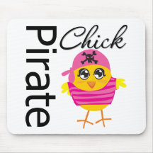 Poussin de pirate tapis de souris