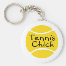 Poussin de tennis porte-clef