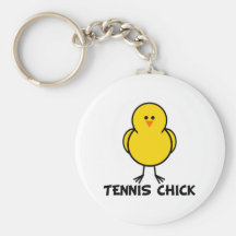 Poussin de tennis porte-clés