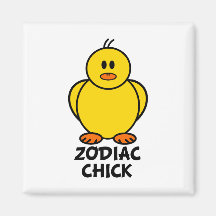 Poussin de zodiaque magnets pour réfrigérateur