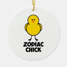 Poussin de zodiaque ornements de noël