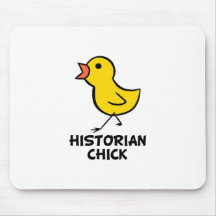 Poussin d'historien tapis de souris