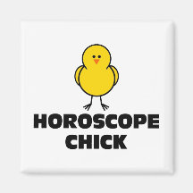 Poussin d'horoscope magnets pour réfrigérateur