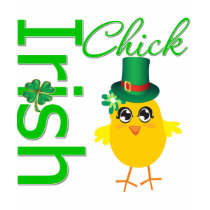 Poussin d'Irlandais du jour de St Patrick T-shirt