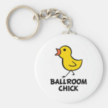 Poussin Keychain de salle de bal Porte-clefs