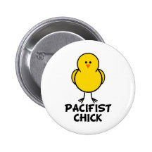 Poussin pacifiste badges avec agrafe