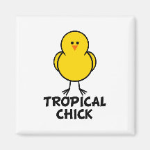 Poussin tropical magnets pour réfrigérateur