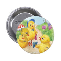 Poussins de Noastalgic Pâques Badges