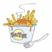 poutine photo sculpture