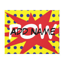 POW personaliseerde het Grappige Art. van de Muur canvas prints