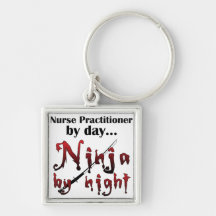Praticienne Ninja d'infirmière Porte-clefs
