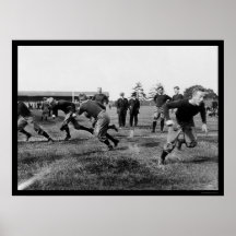 Pratique en matière 1912 du football de Yale Poster