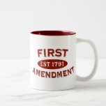Premier amendement tasses