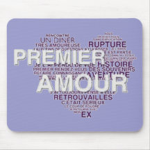 Premier amour - tapis de souris