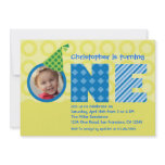 Premier anniversaire "une" invitation de photo