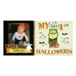 Premier carte photo de coutume de Halloween Cartes Avec Photo