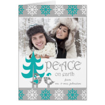 PREMIER CARTE PHOTO DE VACANCES DE NOËL DU COUPLE 