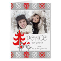 PREMIER CARTE PHOTO DE VACANCES DE NOËL DU COUPLE 
