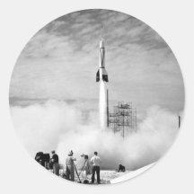 Premier lancement de Rocket, Cap Canaveral, "pare- Adhésif