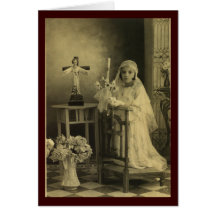 Première communion de cru carte