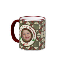 Première photo de vacances de Noël de Babys Tasse À Café