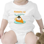 Premières combinaison/pièce en t de bébé de tarte  t-shirts