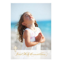 Premières invitations de communion de photo
