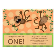Premières invitations de fête d'anniversaire du ju