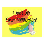 Premiers T-shirts et cadeaux de jour de communion Carte Postale