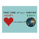 Prenez soin de votre Terre Carte Postale