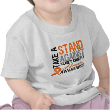 Prenez une position contre l'orange de Cancer de r T-shirt