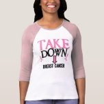 PRENEZ VERS LE BAS le cancer du sein T-shirts