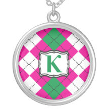 Preppy Ketting van het Monogram Argyle
