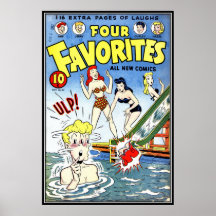 Présentations horizontales sur microfilm vintages  affiches