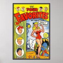 Présentations horizontales sur microfilm vintages  affiche