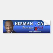 Président 2012 de Herman Caïn Adhésifs Pour Voiture