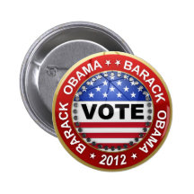 Presidentiële Verkiezing 2012 Barack Obama Speld Buttons