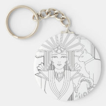 Prêtresse de Deco Porte-clefs