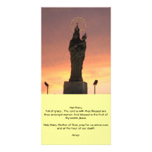 Prière de Vierge Marie Carte Avec Photo
