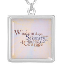 Prière Wordle de sérénité sur le résumé Colliers