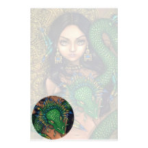 "Priestess van" Kantoorbehoeften Quetzalcoatl Briefpapier Ontwerp