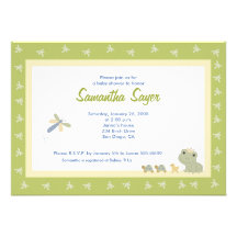 prince baby shower de grenouille de 5 x 7 contes d cartons d'invitation